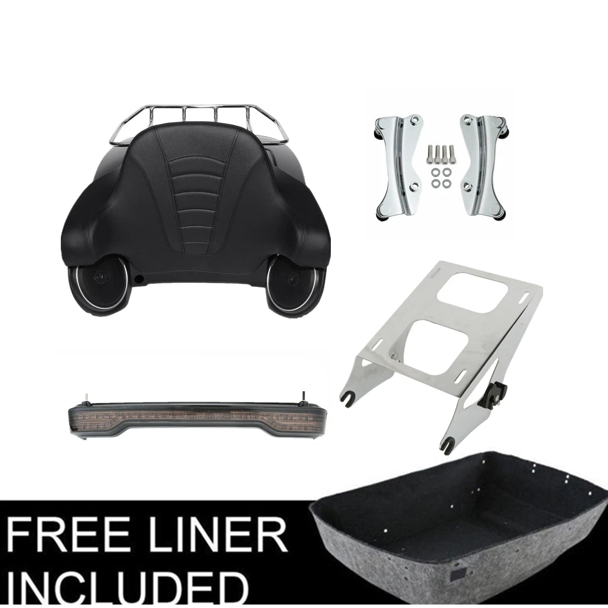 LED Tail Light Speakers for Harley Touring Electra Glide (2014–2023)