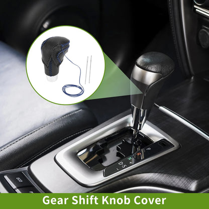 Gear Shift Knob Cover Replacement for Toyota CH-R (2018–2022) Pebbled Black Blue
