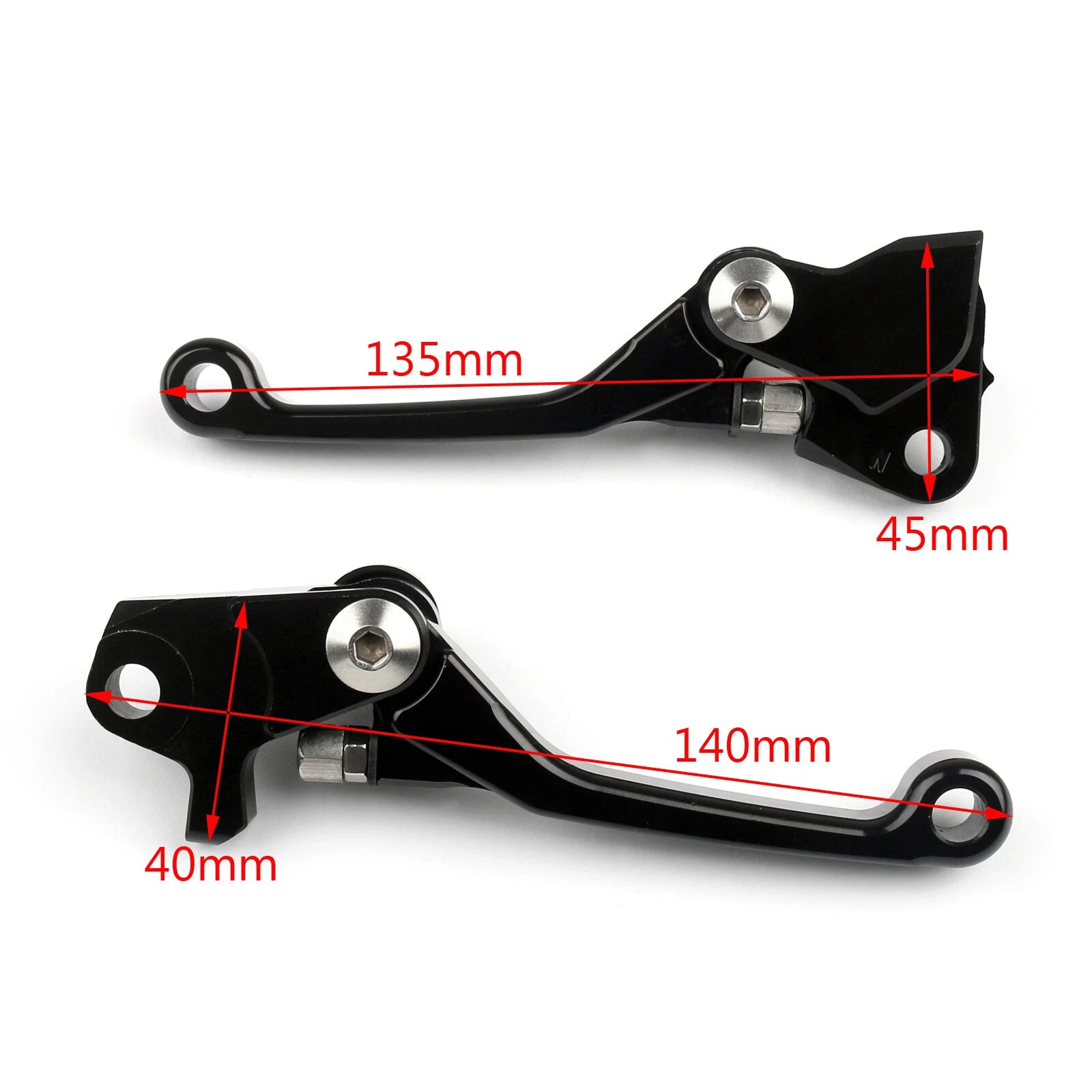 CNC Brake Clutch Levers for Yamaha YZ250F YZ426F YZ450F (2009–2014)