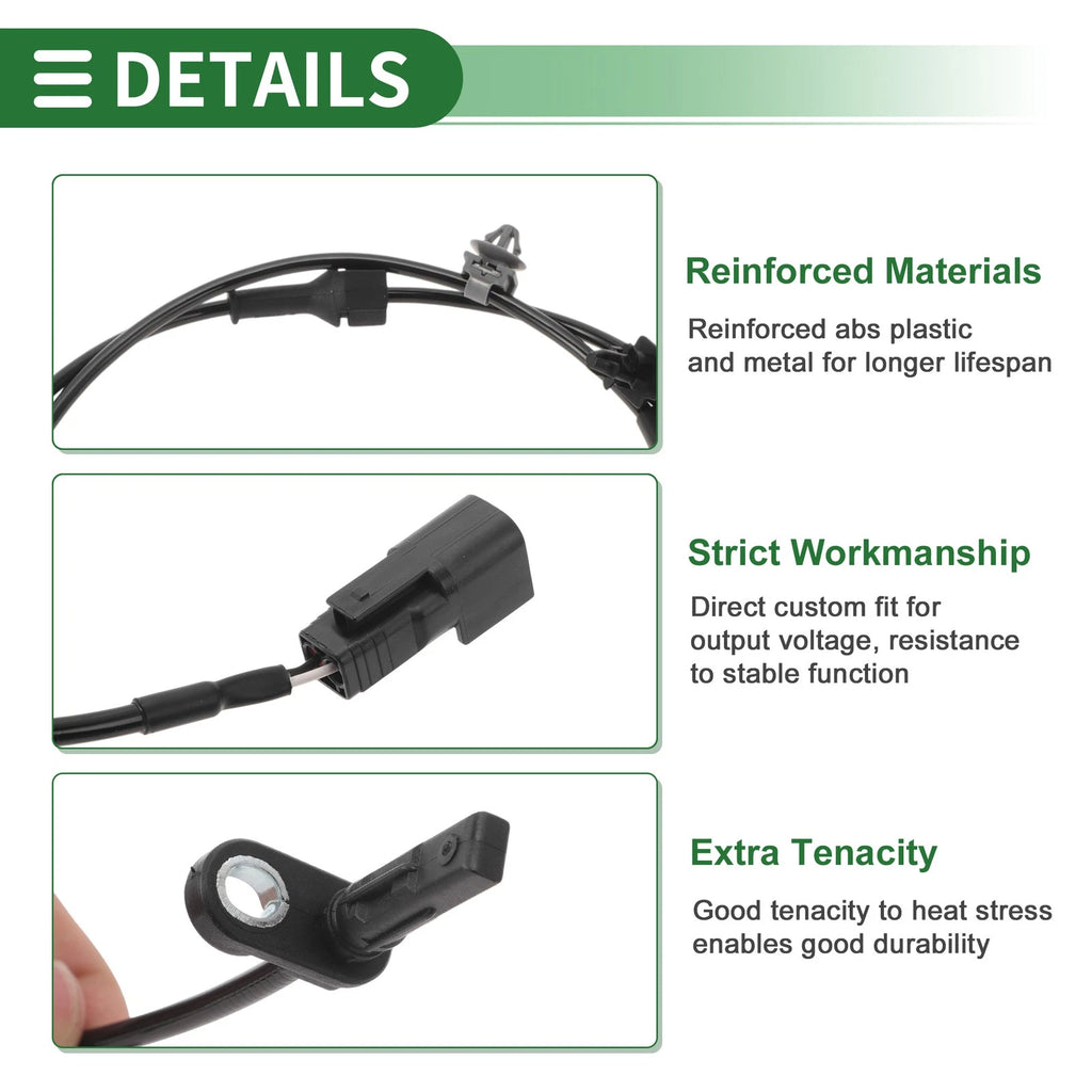 ABS Wheel Speed Sensor Front for Mazda 2 2019–2019