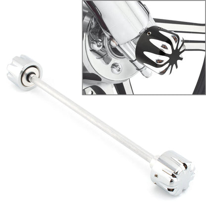 Front Axle Nut Covers Caps Installation Kit for Harley