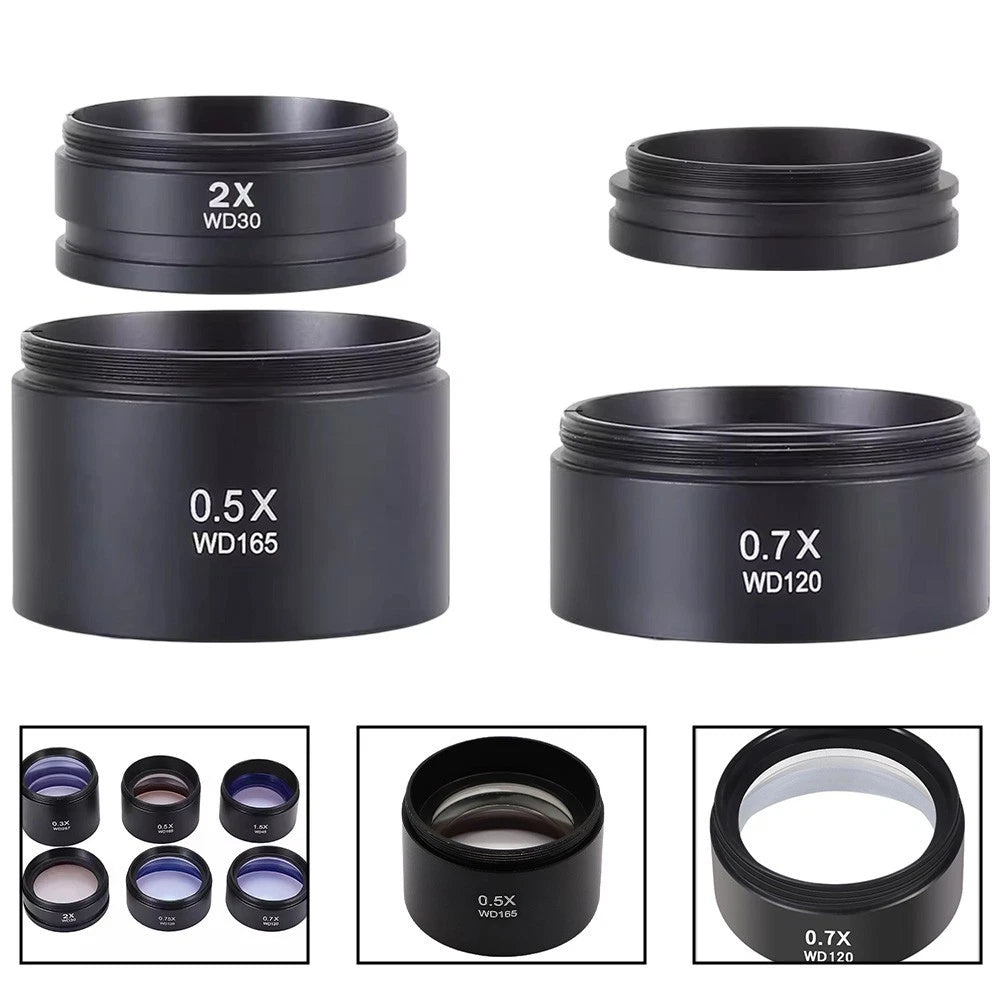 Auxiliary Objective Glass Lens for Stereo Microscopes (Compatible)