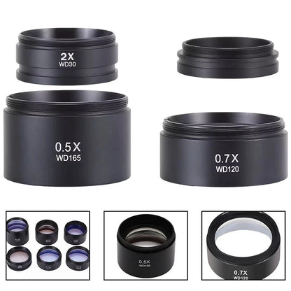 Auxiliary Objective Glass Lens for Stereo Microscopes (Compatible)