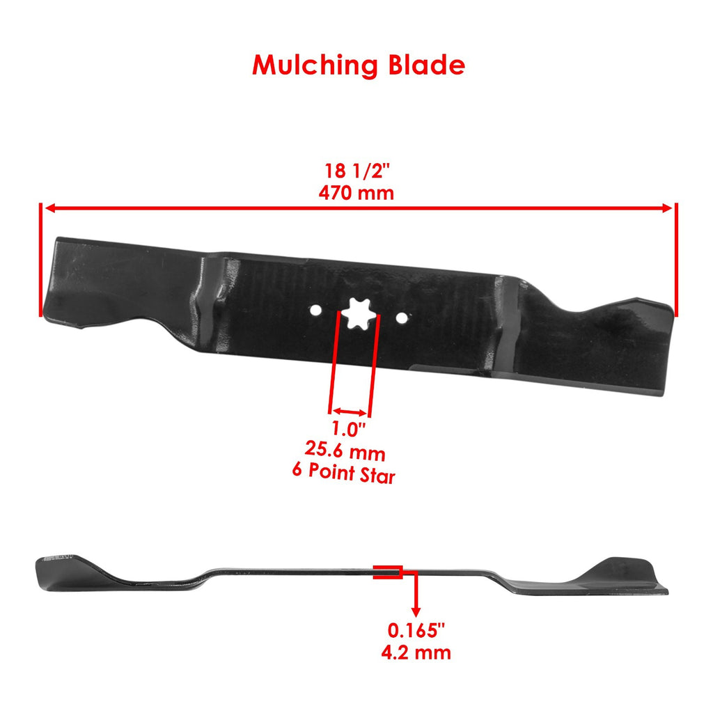 Deck Spindle and Blade Replacement for White Outdoor ZT-54 (2012–2018)