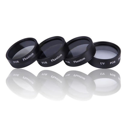 6Pcs Camera Lens UV CPL ND4-16 Filter for DJI Phantom 3 4 (2015–2017)