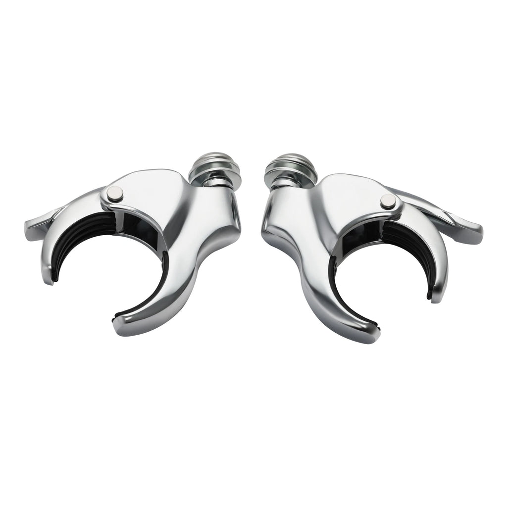 49mm Detachable Windshield Clamps for Harley Fat Bob (2018–2025) Chrome