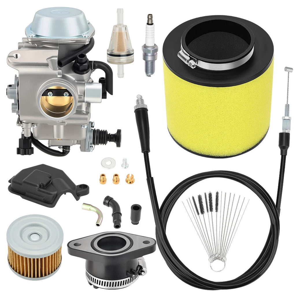 Carburetor for Honda Fourtrax 300 TRX300 TRX300FW (1988–2000) w/Air & Oil Filter Kit