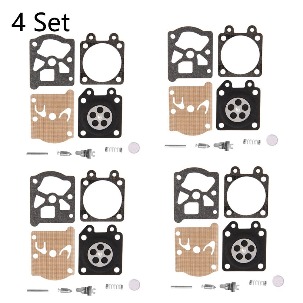 Set of 4 Carburetor Gasket Repair Kit for Chainsaw 38/45/52/58 4500 5200 5800