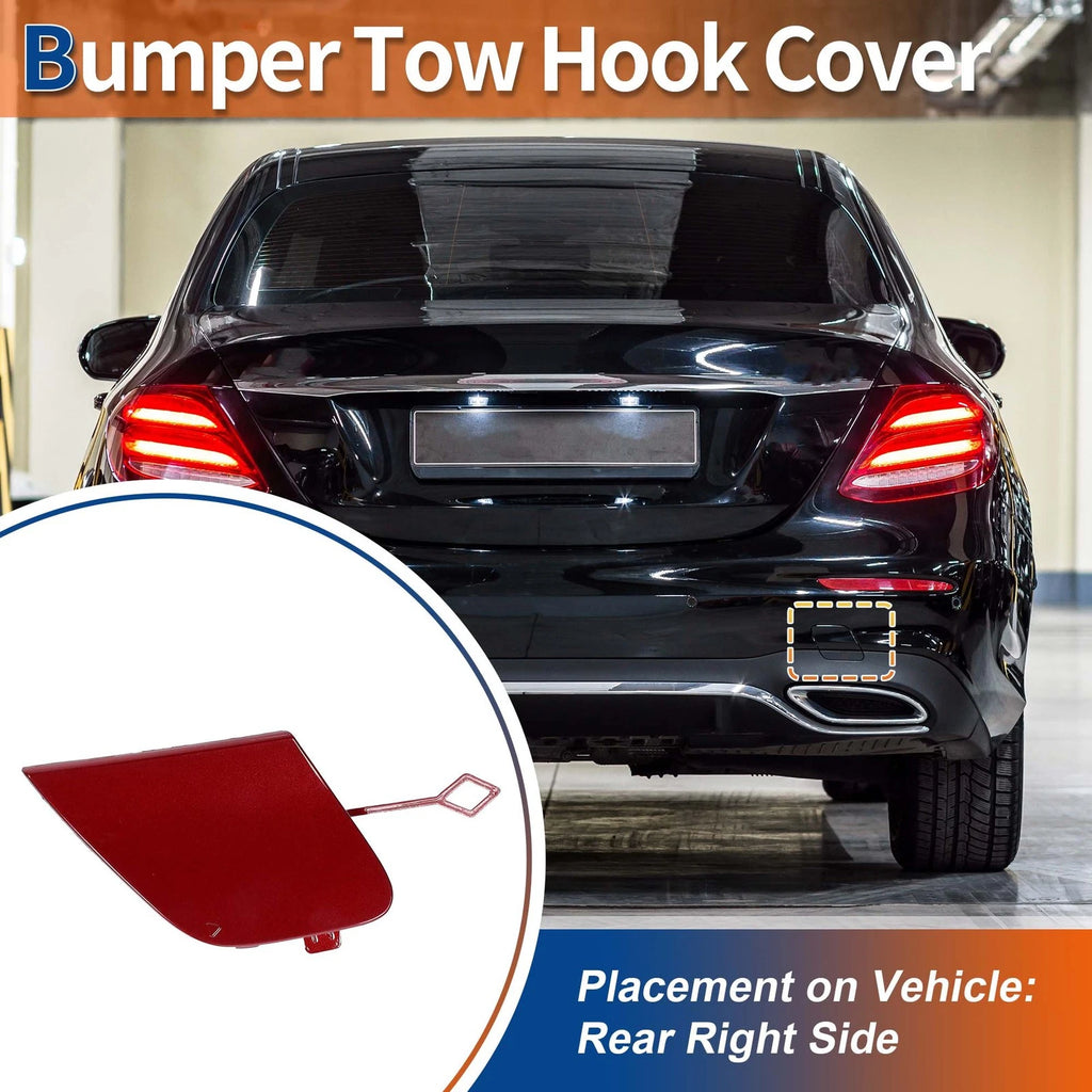 Rear Tow Hook Cover Replacement for Mercedes-Benz E-Class W213 S213 (2016–2020)