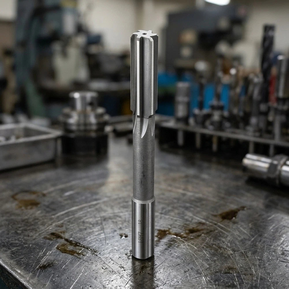 18mm Chucking Reamer with 6 Straight Flutes for Milling and Drilling
