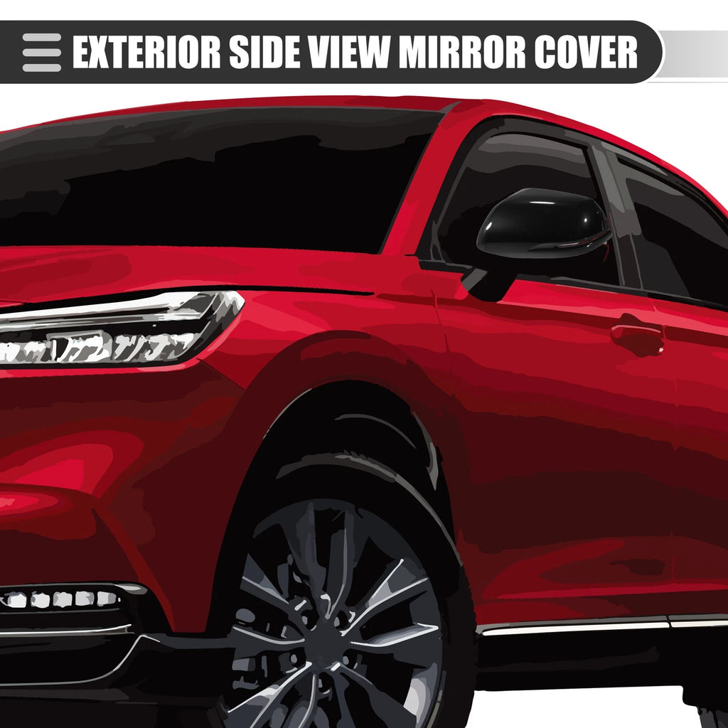 Left Side View Mirror Cover Trim with ABS Black for Honda CRV (2012–2016)