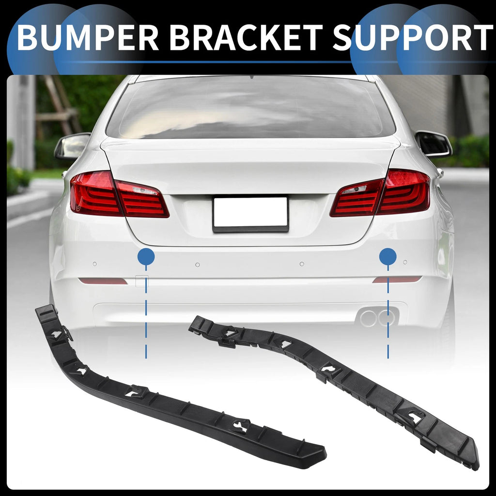 Rear Bumper Retainer Bracket Pair Replacement for Hyundai Accent (2012–2017)