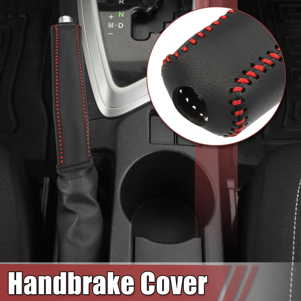 Handbrake Cover Protector with Red Thread for Toyota Corolla (2014–2018)