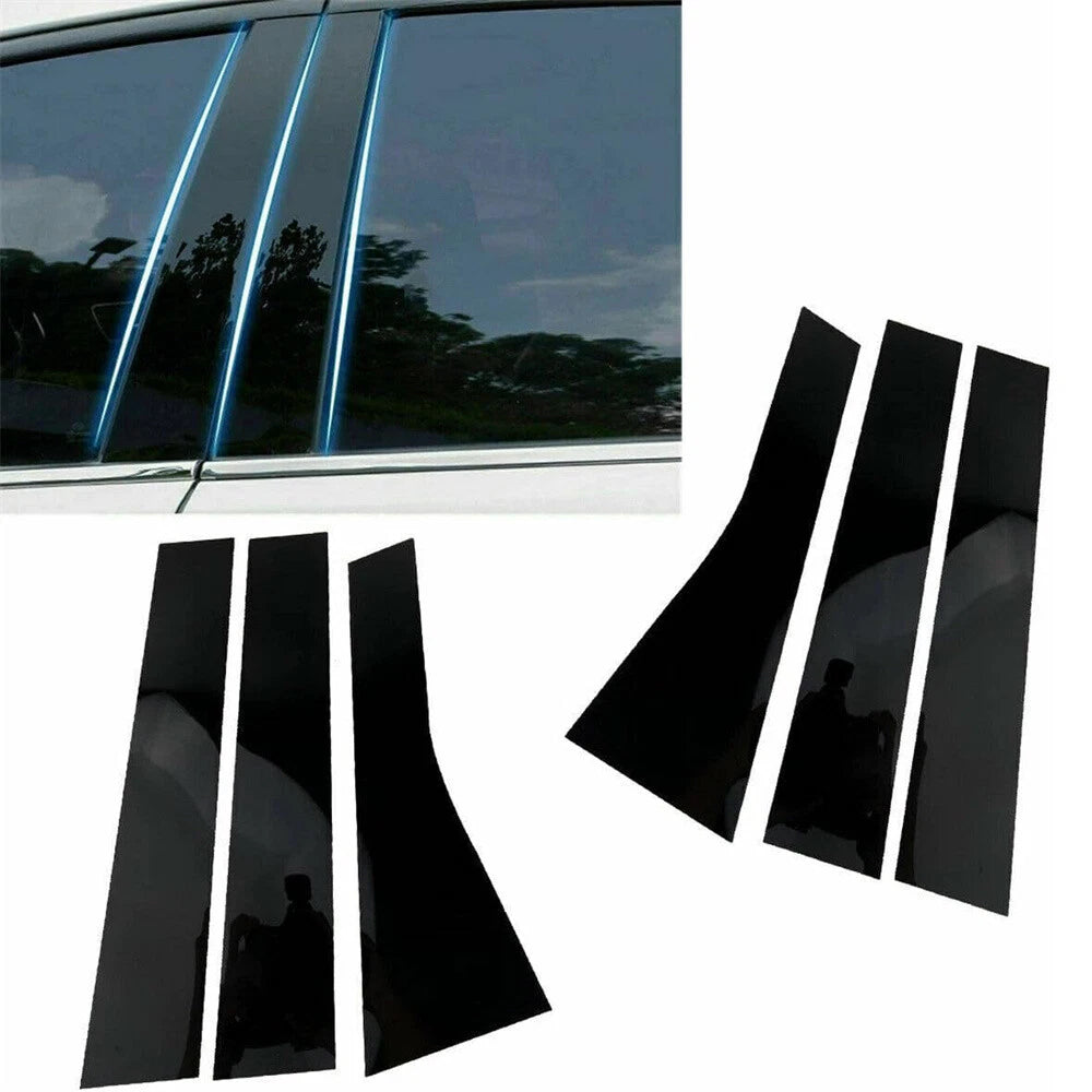 6Pcs Door Trim Cover Kit for Jeep Cherokee (2014–2017)