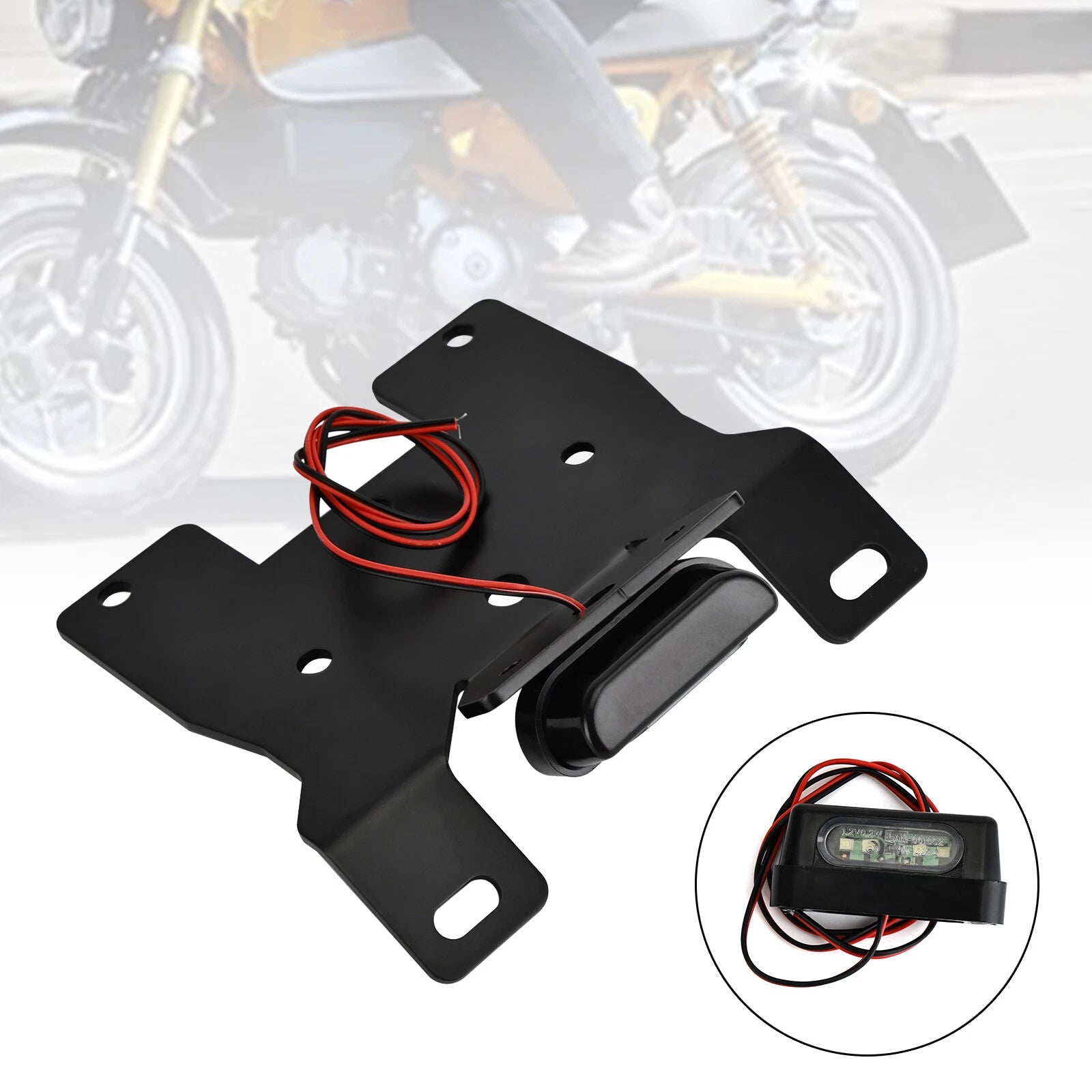 License Plate Holder Bracket for Honda Monkey 125 (2018–2025) T9