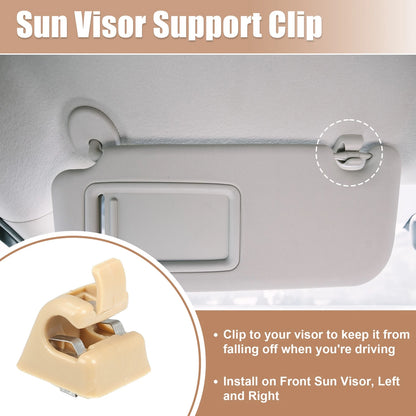 Sun Visor Support Clip Retainer Replacement for Mercedes-Benz W201 (1983–1993)