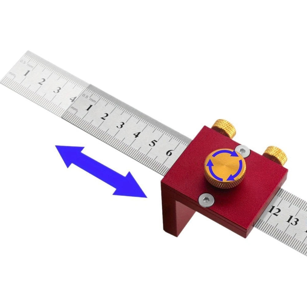 L Shaped Steel Ruler Square for DIY Measurements (90 Degree)