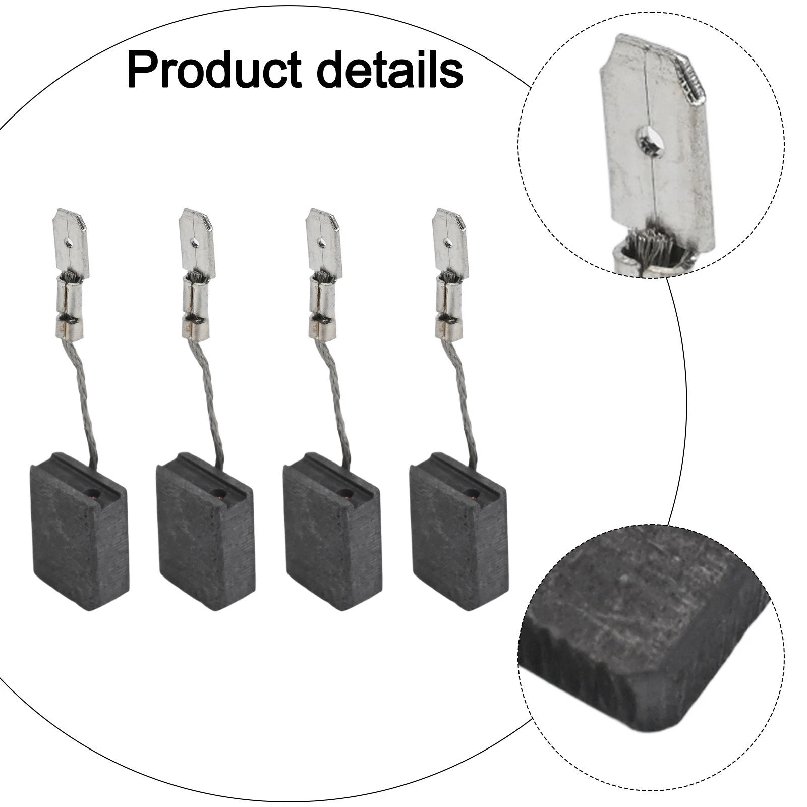 Set of 4 Carbon Brushes for Tool