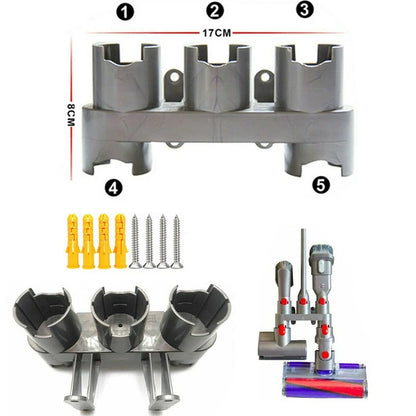 5 Holes Wall Mount Accessory Holder for Dyson V7 V8 V10 (2015–2021)