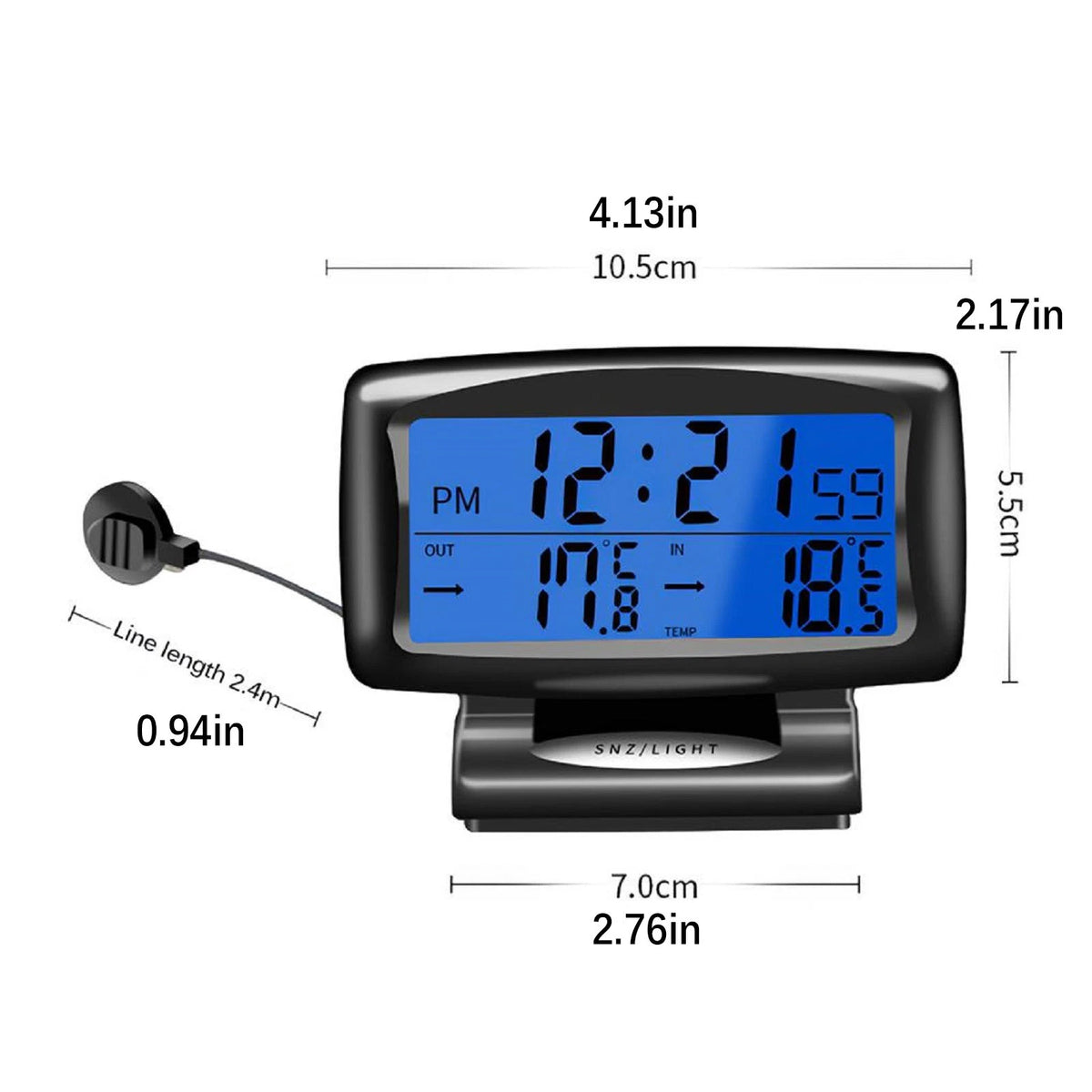 LED Digital Clock Thermometer for