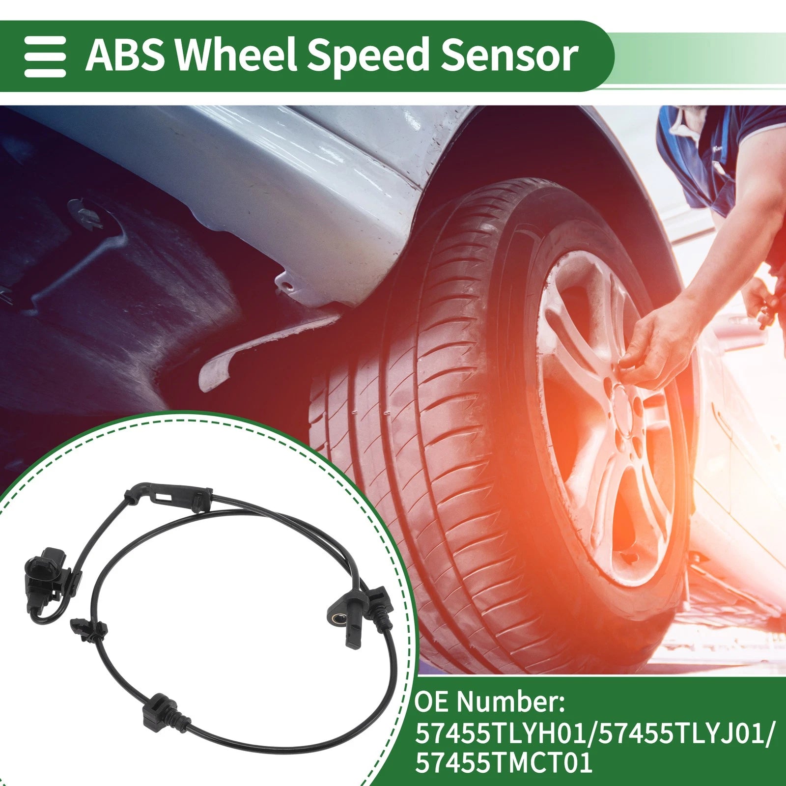 ABS Wheel Speed Sensor Front Left OEM Replacement for Honda CR-V (2017–2022)