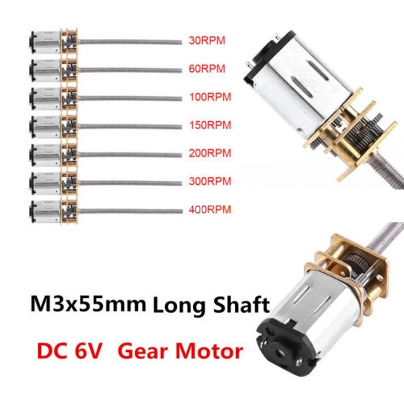 Long Shaft Screw Thread Gear Motor for High Torque Applications