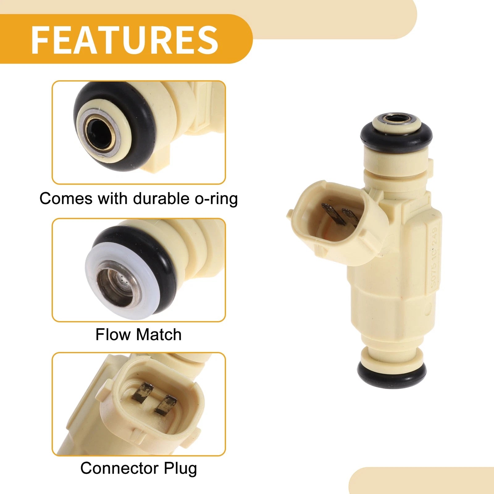 1 Fuel Injector Replacement for Honda Fit (2017–2019) Engine Fuel Nozzle