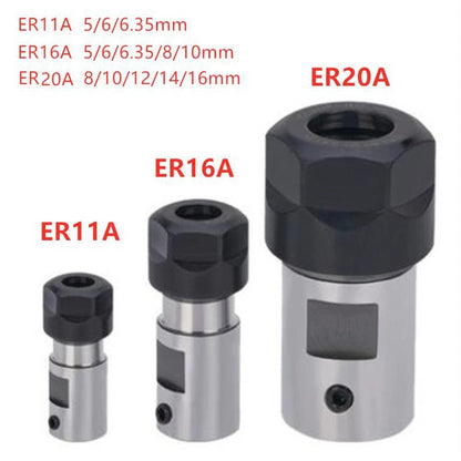 Motor Shaft Chuck Toolholder for Straight-Rod 5-16mm ER16A