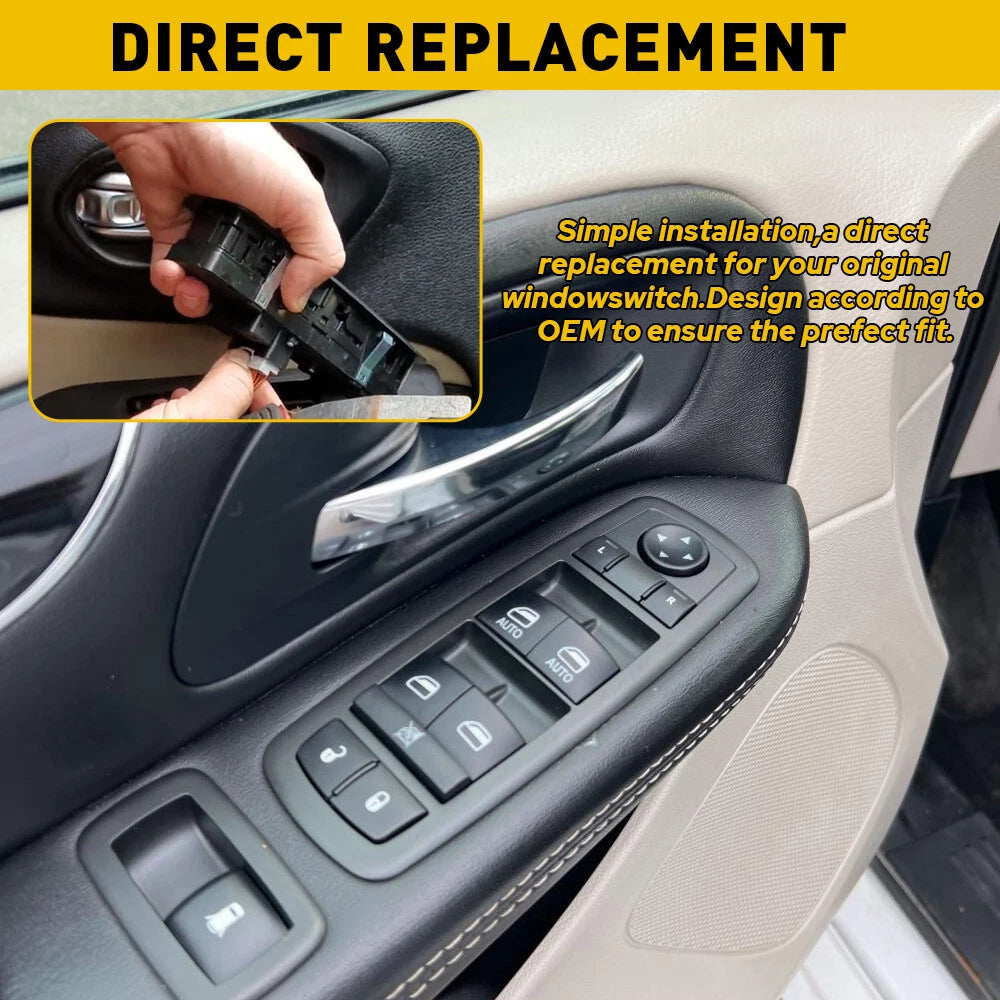 Driver Power Window Master Switch for Dodge Grand Caravan (2012–2019) 68110871AA