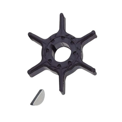 Water Pump Impeller with Key for Yamaha 9.9/15 HP Outboard (2 Stroke, 63V-44352-01)