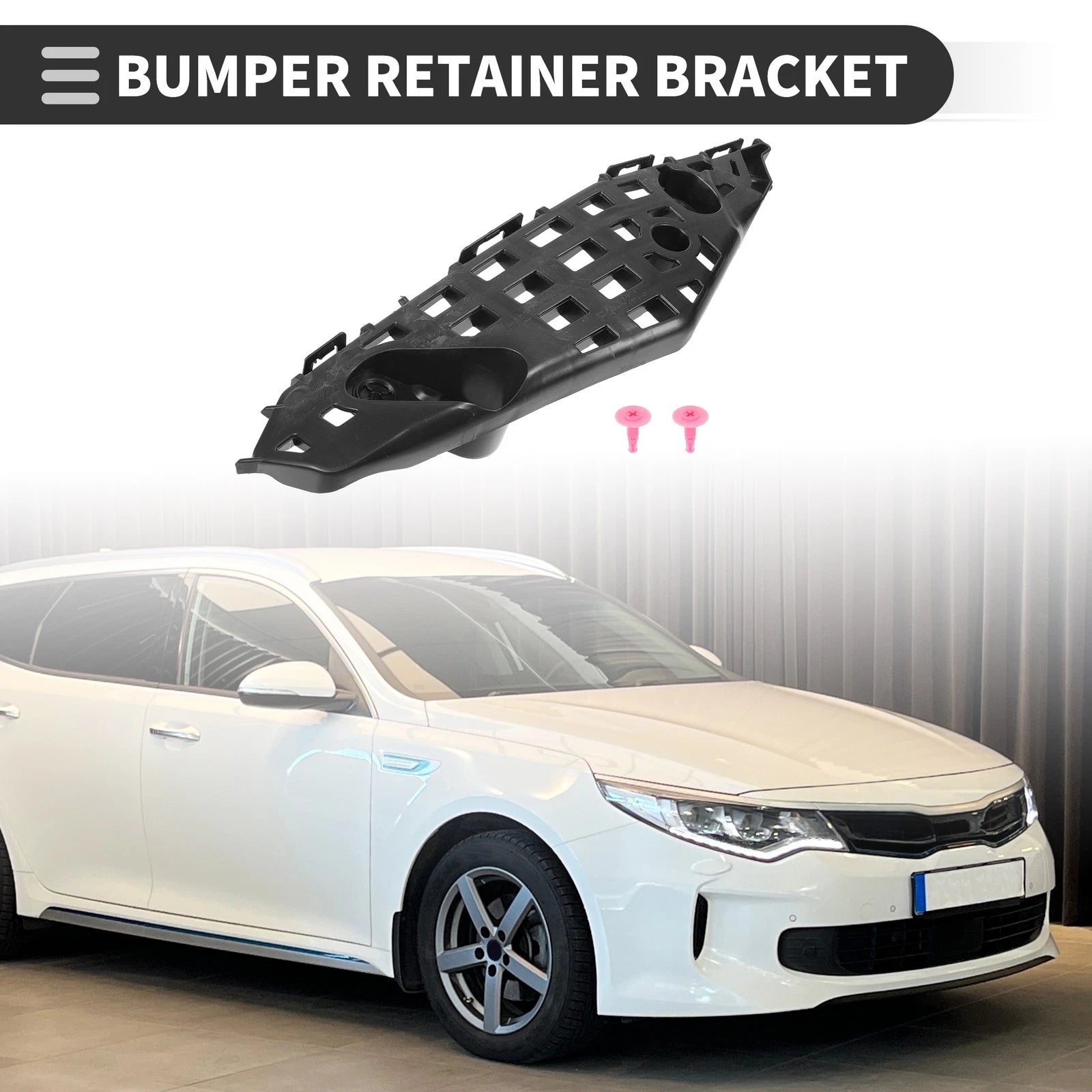 Left Front Bumper Retainer Bracket Replacement for Toyota Highlander (2020–2022)