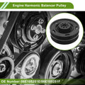 Engine Harmonic Balancer Crankshaft Pulley for Audi A7 (2012–2018) No. 06E105251E/06E105251F