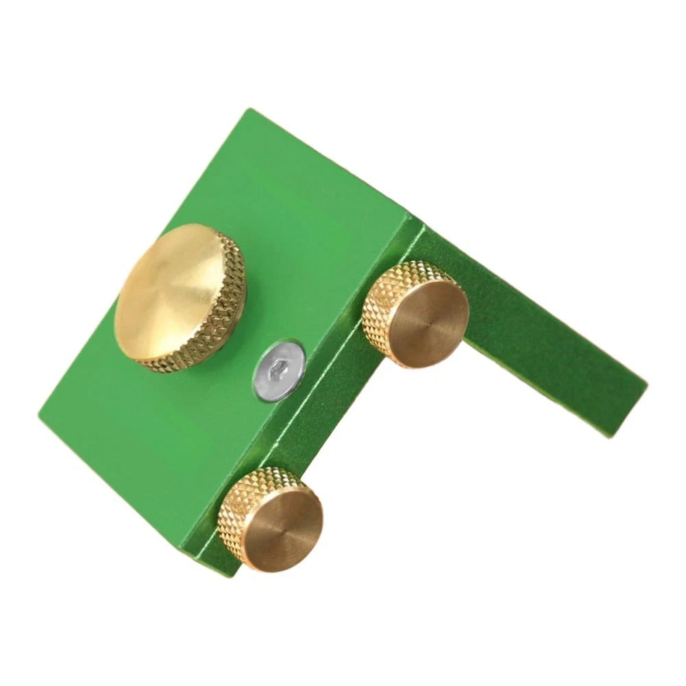 Adjustable Marking Gauge for Woodworking with L Positioning and Steel Rule