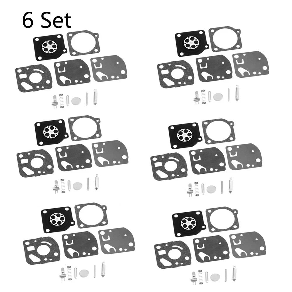 Set of 6 Carburetor Repair Kits for ECHO HC-1000 G-T1100 SRM 1500 2300 ZAMA RB-21