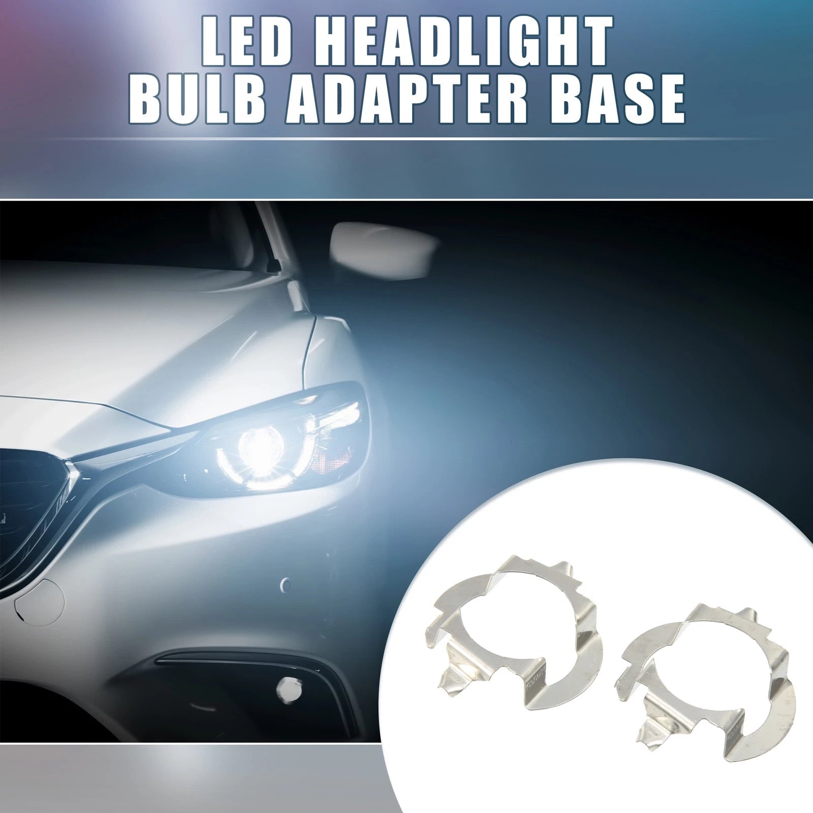 H7 LED Headlight Adapter Clip for Mercedes Benz B Class G ML (Pack of 2)