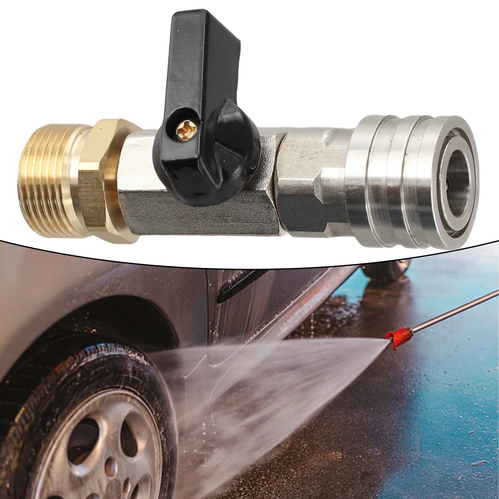 Pressure Washer Ball Valve for (Copper, Stainless Steel)