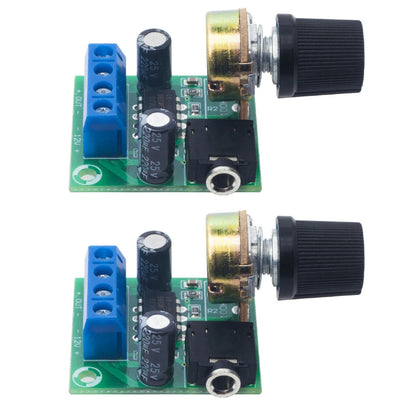 2 Pack LM386 Mini Mono Audio Power Amplifier Board DC3V~12V Module