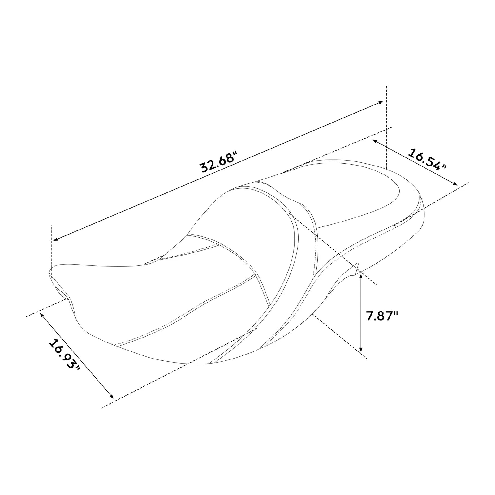 Driver Passenger Seat for Indian Chieftain Roadmaster (2014–2025)