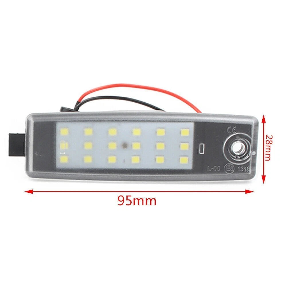 LED License Plate Light for Toyota Hiace H200, RAV4, Vanguard (2005–2020)