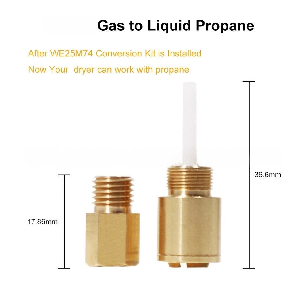 Natural Gas to LP Conversion Kit for GE Dryer (Compatible)