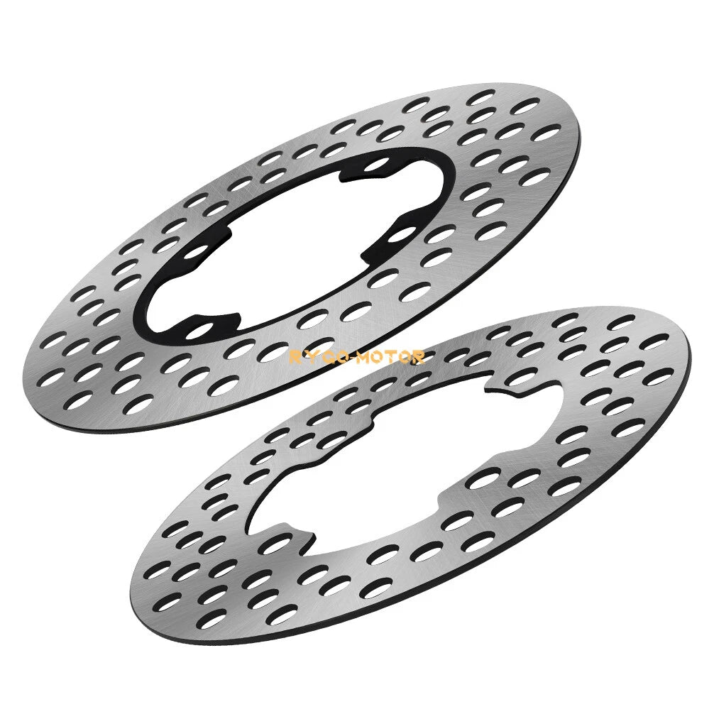 2X Front Brake Disc Rotors for Yamaha Wolverine 350 450 (2006–2010)