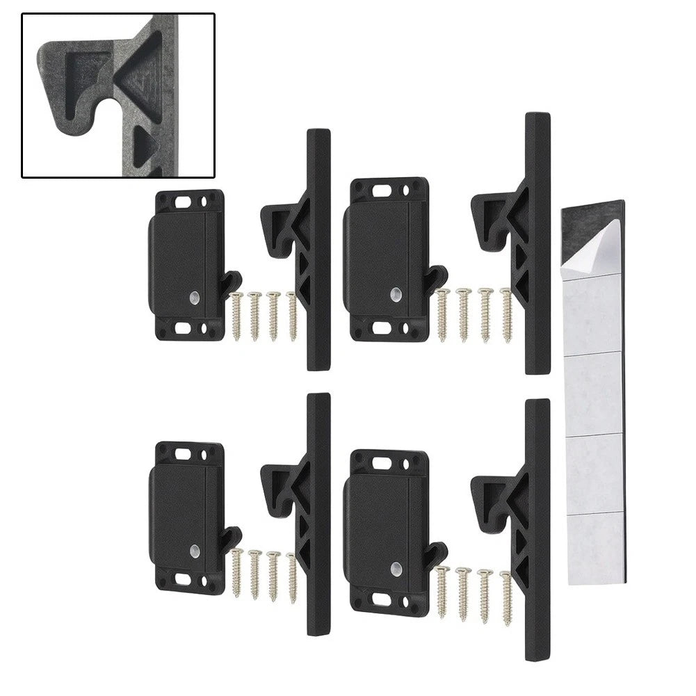 RV Drawer Latches with 10 lb Pull Force for Cabinets (17x12x2cm)