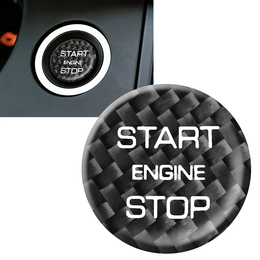 Engine Start Stop Button Trim for Land Rover Discovery (2016–2019) Black