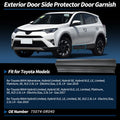 Rear Left Door Lower Trim Garnish Replacement for Toyota RAV4 (2016–2018)