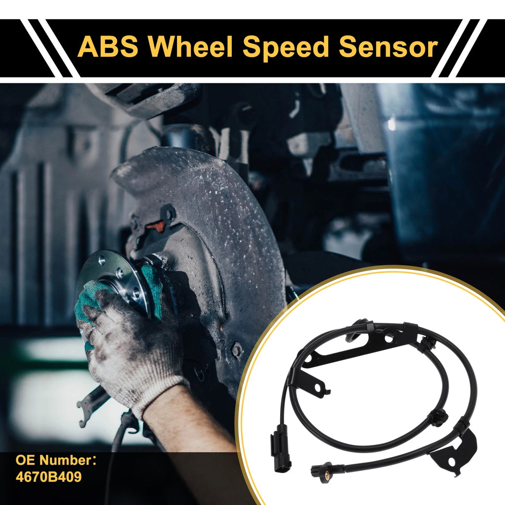 ABS Wheel Speed Sensor Rear Left Replacement for Mitsubishi Outlander Sport (2011–2017)