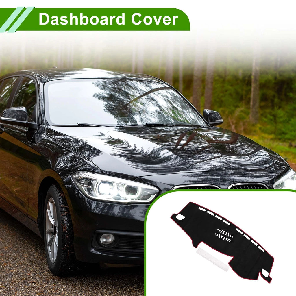 Dash Cover Mat Sun Protector for BMW X3 (2011–2017) Black Red