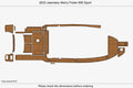 EVA Foam Teak Deck Flooring Mat for Jeanneau Merry Fisher 895 Sport (2023)