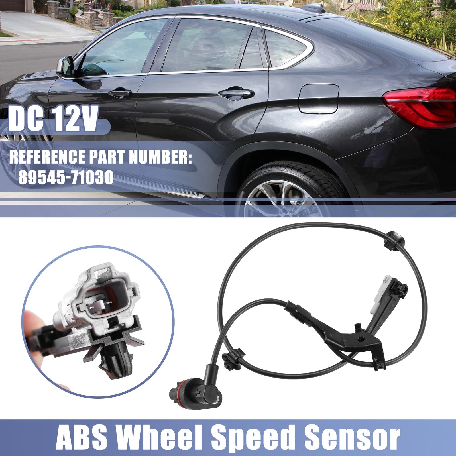 ABS Wheel Speed Sensor Rear Right Replacement for Toyota Hilux VSC (2004–2014)