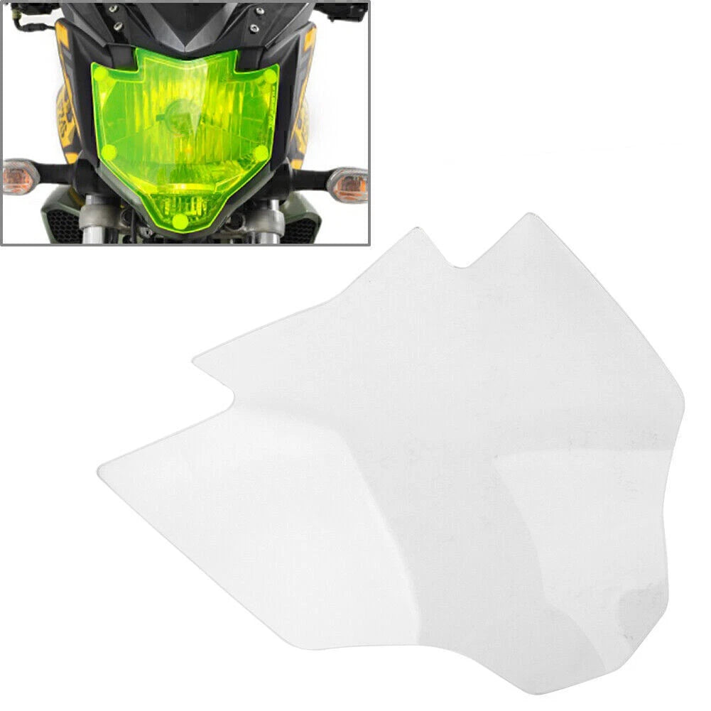 Front Headlight Guard Shield Lens Cover for Yamaha FZ-S 150 (2017–2019)