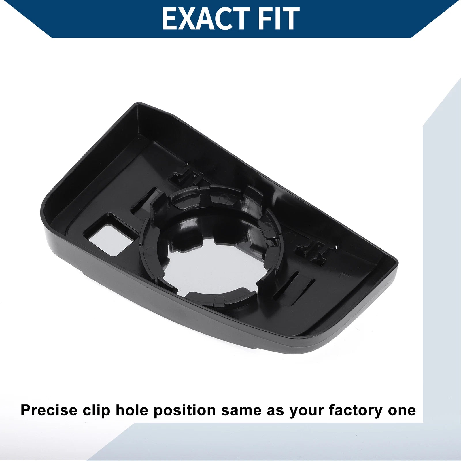 Lower Left Side Mirror Glass Replacement for Chevy (Non-Heated)